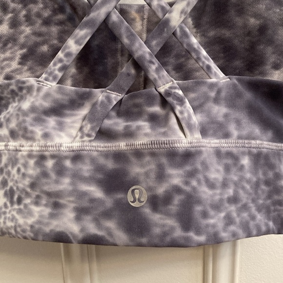 Lululemon Energy Bra Marble Dye Grey - Picture 3 of 4